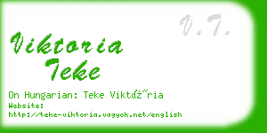 viktoria teke business card